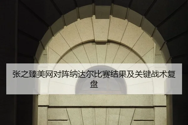张之臻美网对阵纳达尔比赛结果及关键战术复盘